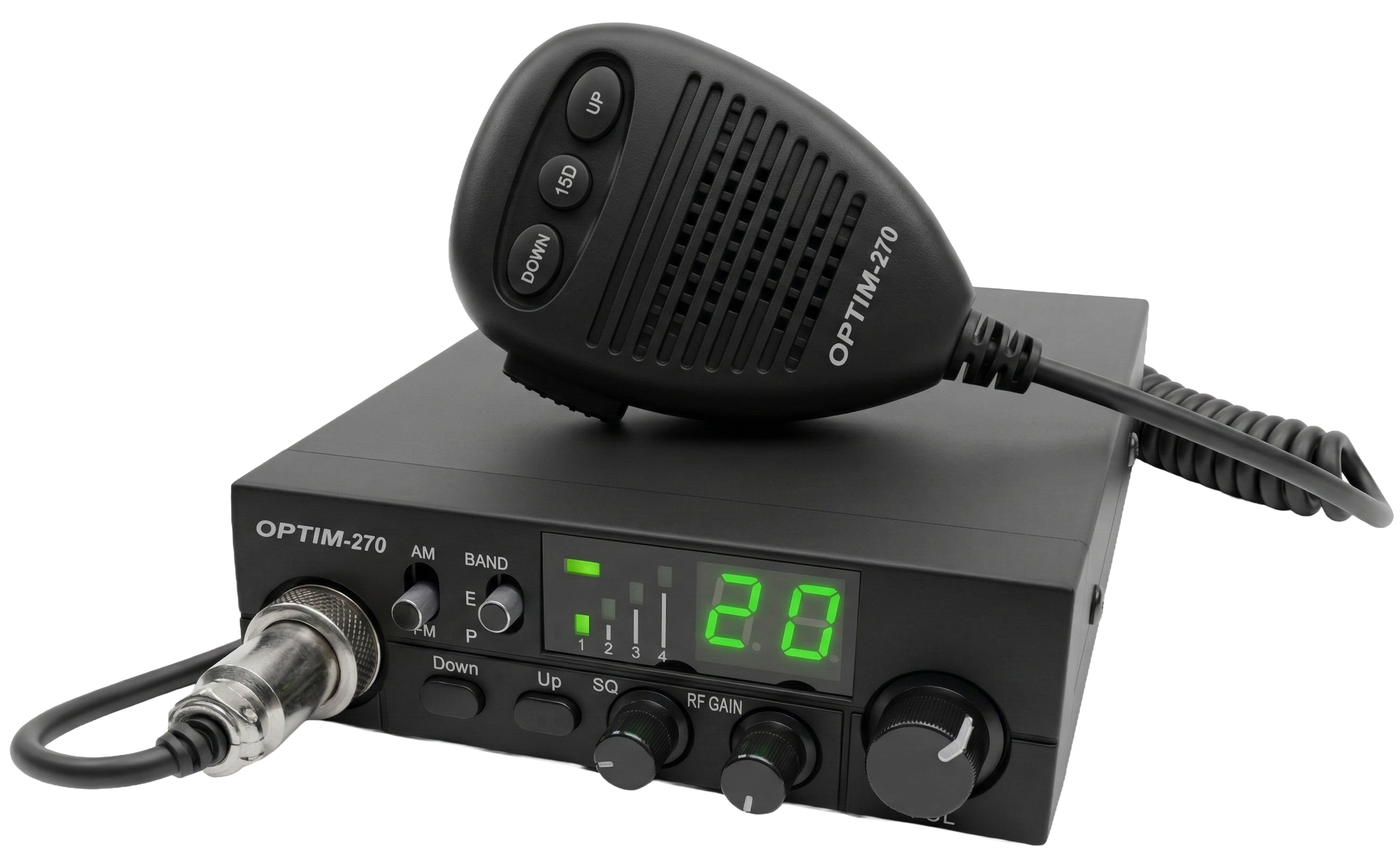 Рация Optim 270, корпус и органы управления